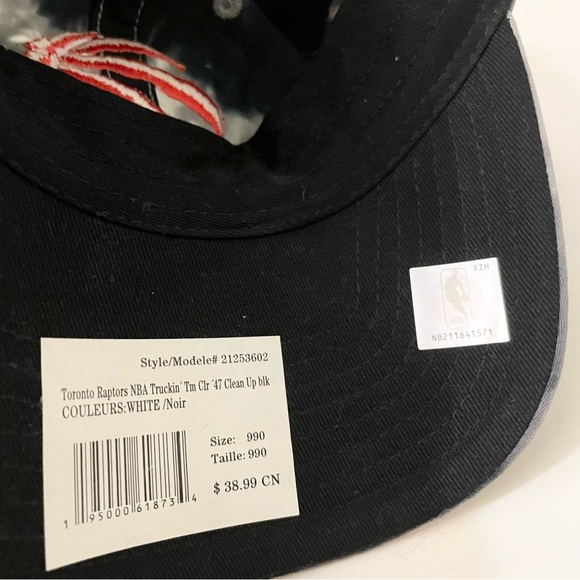 Toronto Raptors NBA 47 Clean Up Adjustable Hat Cap - Picture 11 of 13